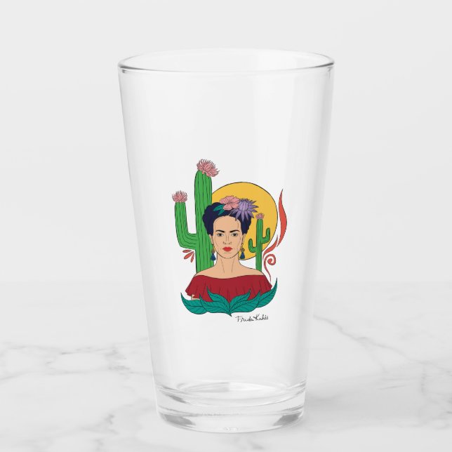Frida Kahlo Desert Graphic Glaskopp (Framsida)