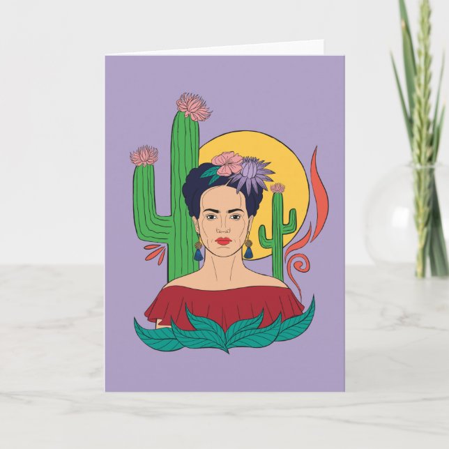Frida Kahlo Desert Graphic Kort (Framsida)