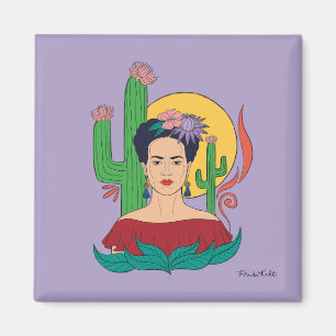 Frida Kahlo Desert Graphic Magnet