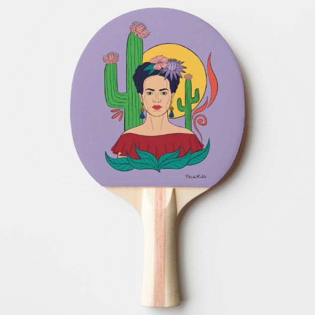 Frida Kahlo Desert Graphic Pingisracket (Framsidan)