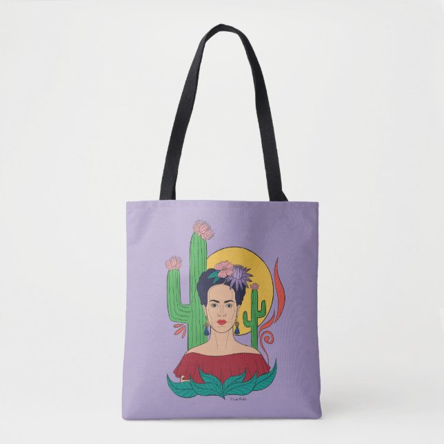 Frida Kahlo Desert Graphic Tygkasse (Framsida)