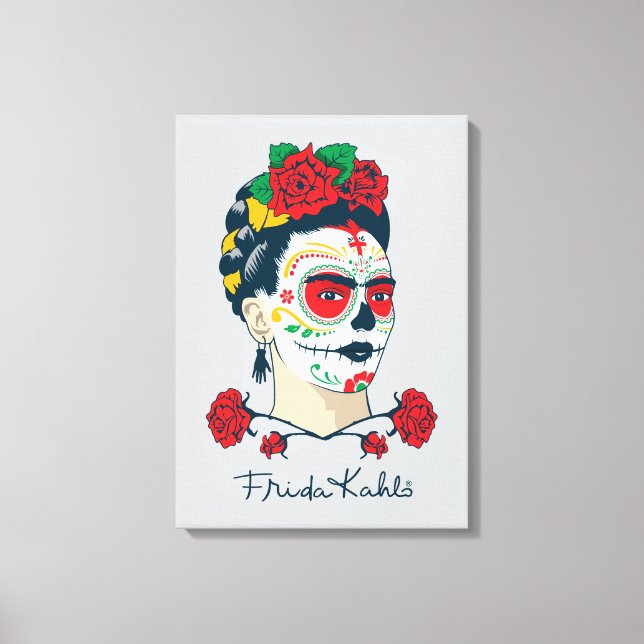 Frida Kahlo | El Día de los Muertos Canvastryck (Framsida)
