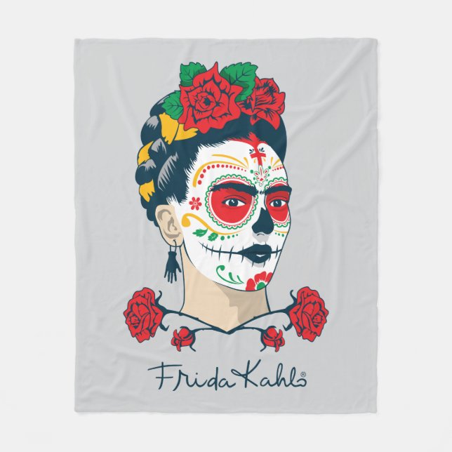 Frida Kahlo | El Día de los Muertos Fleecefilt (Framsidan)