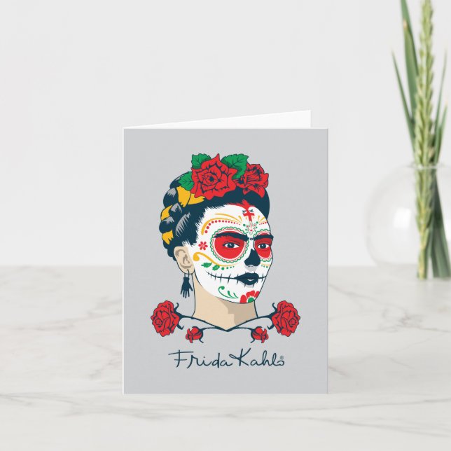 Frida Kahlo | El Día de los Muertos Kort (Framsida)