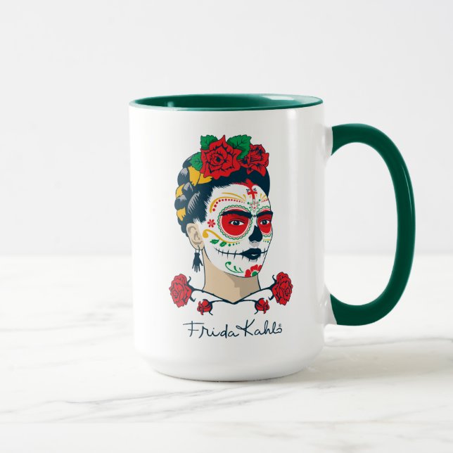 Frida Kahlo | El Día de los Muertos Mugg (Höger)