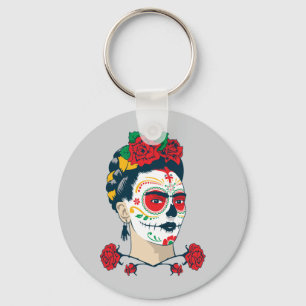 Frida Kahlo   El Día de los Muertos Nyckelring