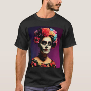 Frida Kahlo El Día de los Muertos T Shirt