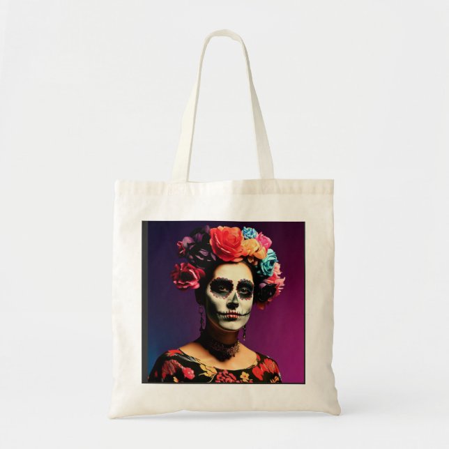 Frida Kahlo | El Día de los Muertos Tygkasse (Framsidan)