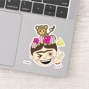 Frida Kahlo   FridaMoji - A OK Klistermärken