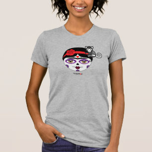 Frida Kahlo  FridaMoji - Day of the dead T Shirt