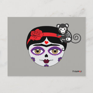 Frida Kahlo FridaMoji - Day of the dead Vykort