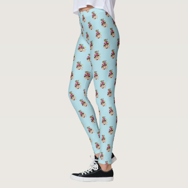 Frida Kahlo | FridaMoji - ett reko Leggings (Vänster)