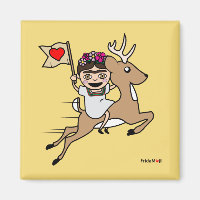 Frida Kahlo | FridaMoji - Reindeer