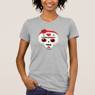 Frida Kahlo  FridaMoji - Socker Skull T Shirt