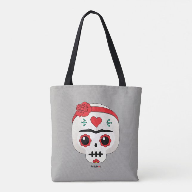 Frida Kahlo | FridaMoji - Sugar Skull Tygkasse (Baksida)