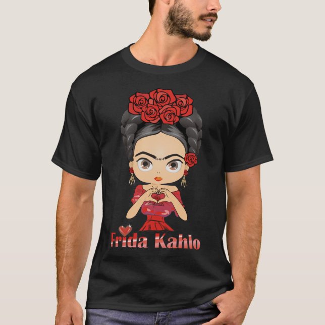 Frida Kahlo Heart Essential T-Shirt Copy (Framsida)