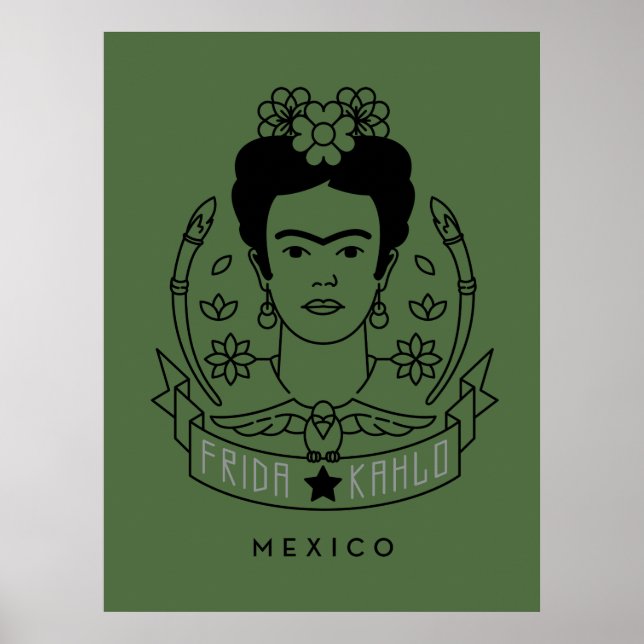 Frida Kahlo | Heroína Poster (Framsidan)