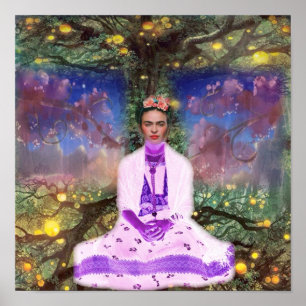 Frida Kahlo - hyllning Poster