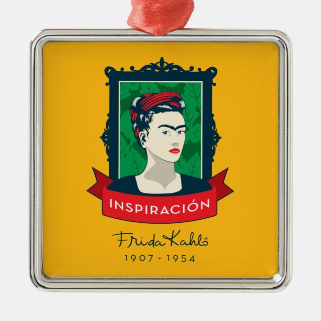 Frida Kahlo | Inspiración Julgransprydnad Metall (Framsidan)