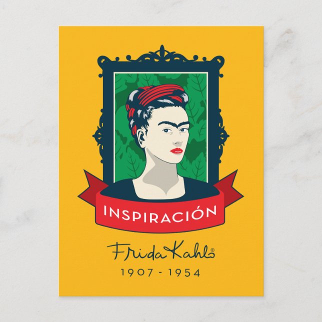 Frida Kahlo | Inspiración Vykort (Framsida)
