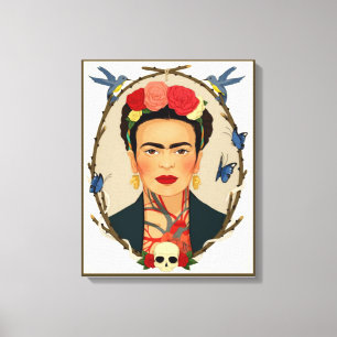 frida kahlo kanvastryck