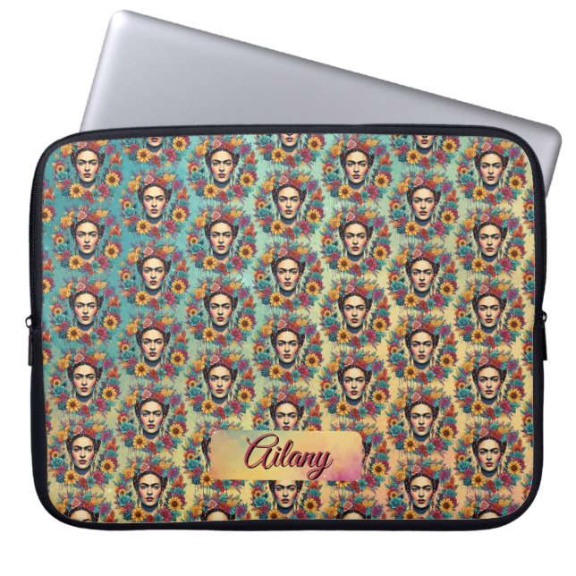 Frida Kahlo Laptop Fodral (Framsidan)