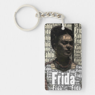 Frida Kahlo Lettering Porträtt