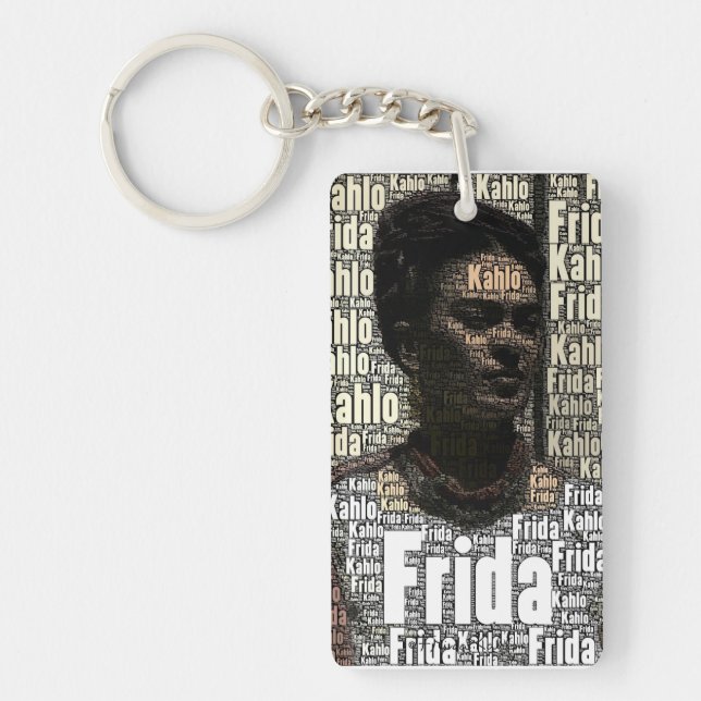 Frida Kahlo Lettering Porträtt (Framsidan)