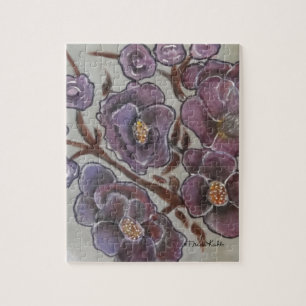 Frida Kahlo målade blommor Pussel