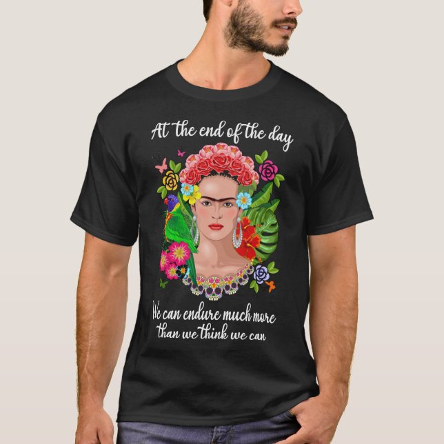 Frida Kahlo målarkonst för  T Shirt (Framsida)