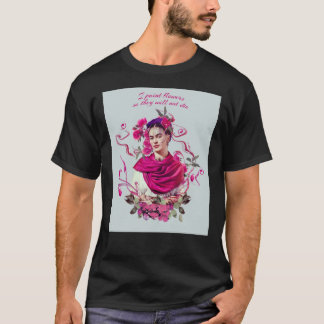 FRIDA KAHLO Mexican Feminist porträtt målande Mou T Shirt