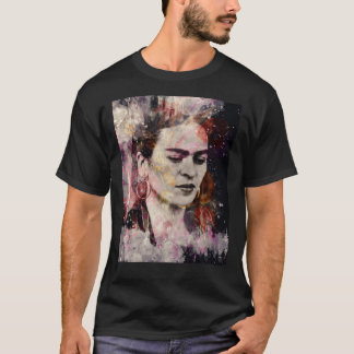 FRIDA KAHLO Mexikansk feministisk porträtt-konst T Shirt
