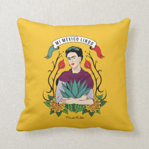 Frida Kahlo   Mi Mexico Lindo Kudde