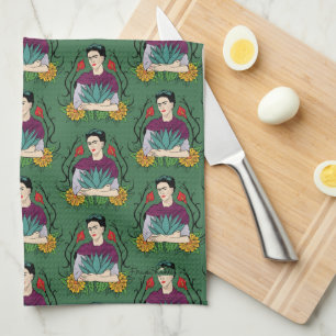 Frida Kahlo   Mi Mexico Lindo mönster Kökshandduk