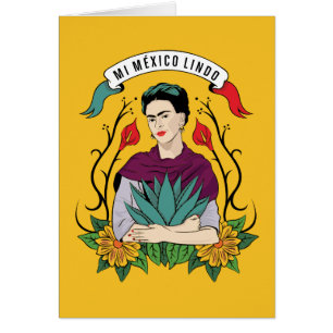 Frida Kahlo   Mi Mexico Lindo OBS Kort