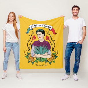 Frida Kahlo  Mi Mexiko Lindo Fleecefilt