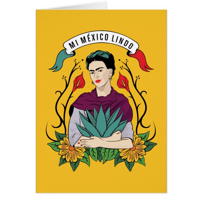 Frida Kahlo | Mi Mexiko Lindo OBS Kort (Framsidan)