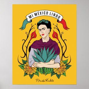 Frida Kahlo   Mi Mexiko Lindo Poster