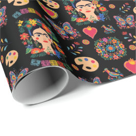 Frida Kahlo Mönster, Mexiko, konstnären Gift Presentpapper
