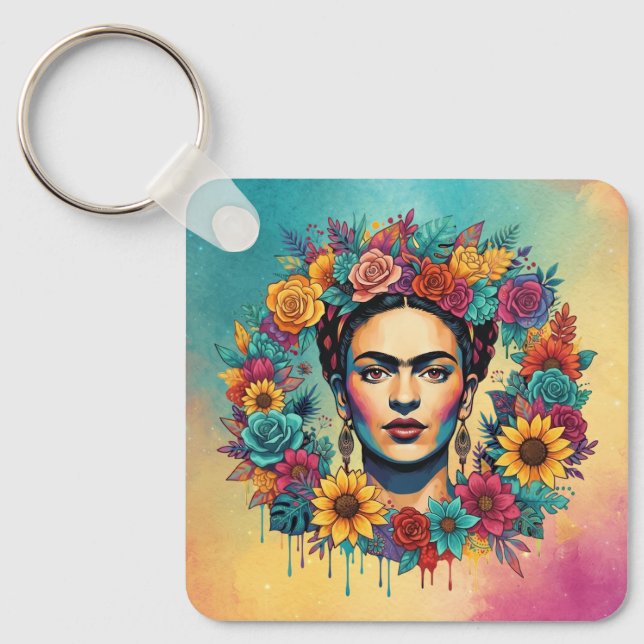 Frida Kahlo Nyckelring (Framsida)