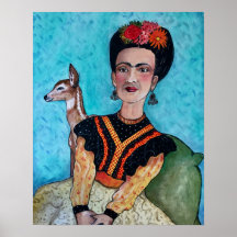 Frida Kahlo och Fawn Hjort