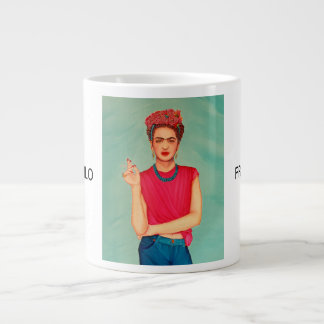 Frida Kahlo Oil Painting Jumbo Mugg