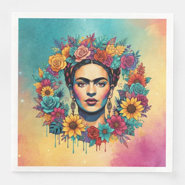 Frida Kahlo Pappersservett (Framsida)
