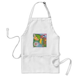 Frida Kahlo Parrot Graphic Förkläde