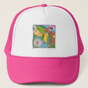 Frida Kahlo Parrot Graphic Keps