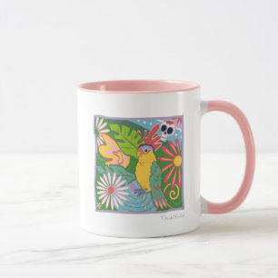Frida Kahlo Parrot Graphic Mugg