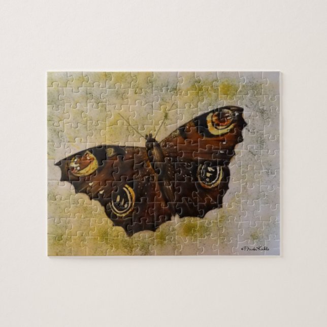 Frida Kahlo Pasent Butterfly Pussel (Horisontell)