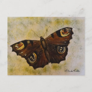 Frida Kahlo Pasent Butterfly Vykort