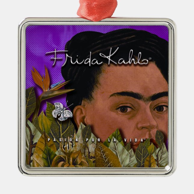 Frida Kahlo Pasion Por La Vida Julgransprydnad Metall (Framsidan)