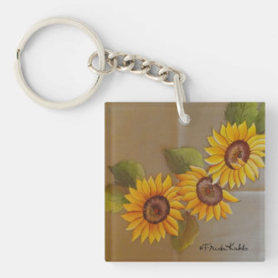 Frida Kahlo Patavlade Sunblommor